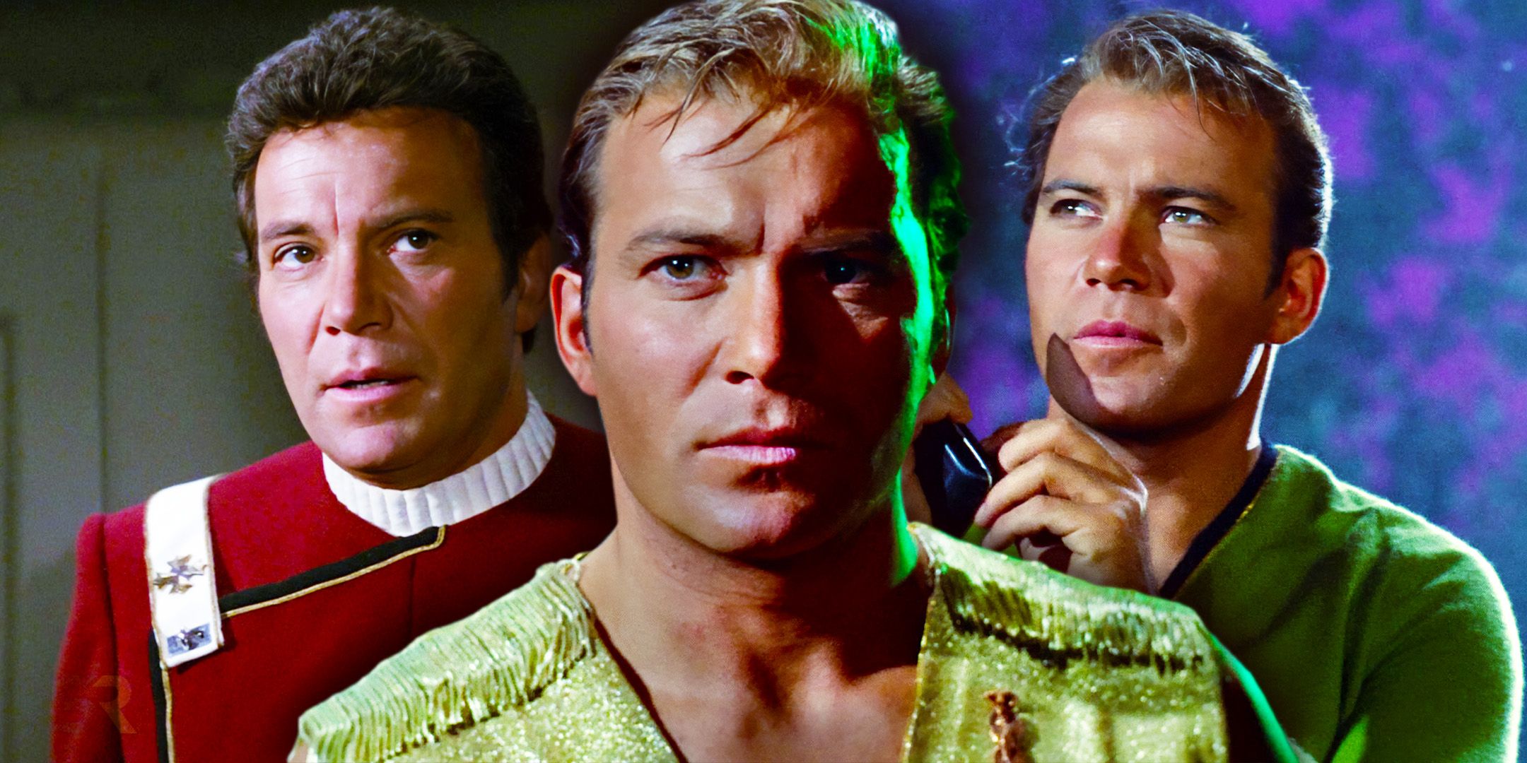 William Shatner as Captain James T. Kirk from Star Trek