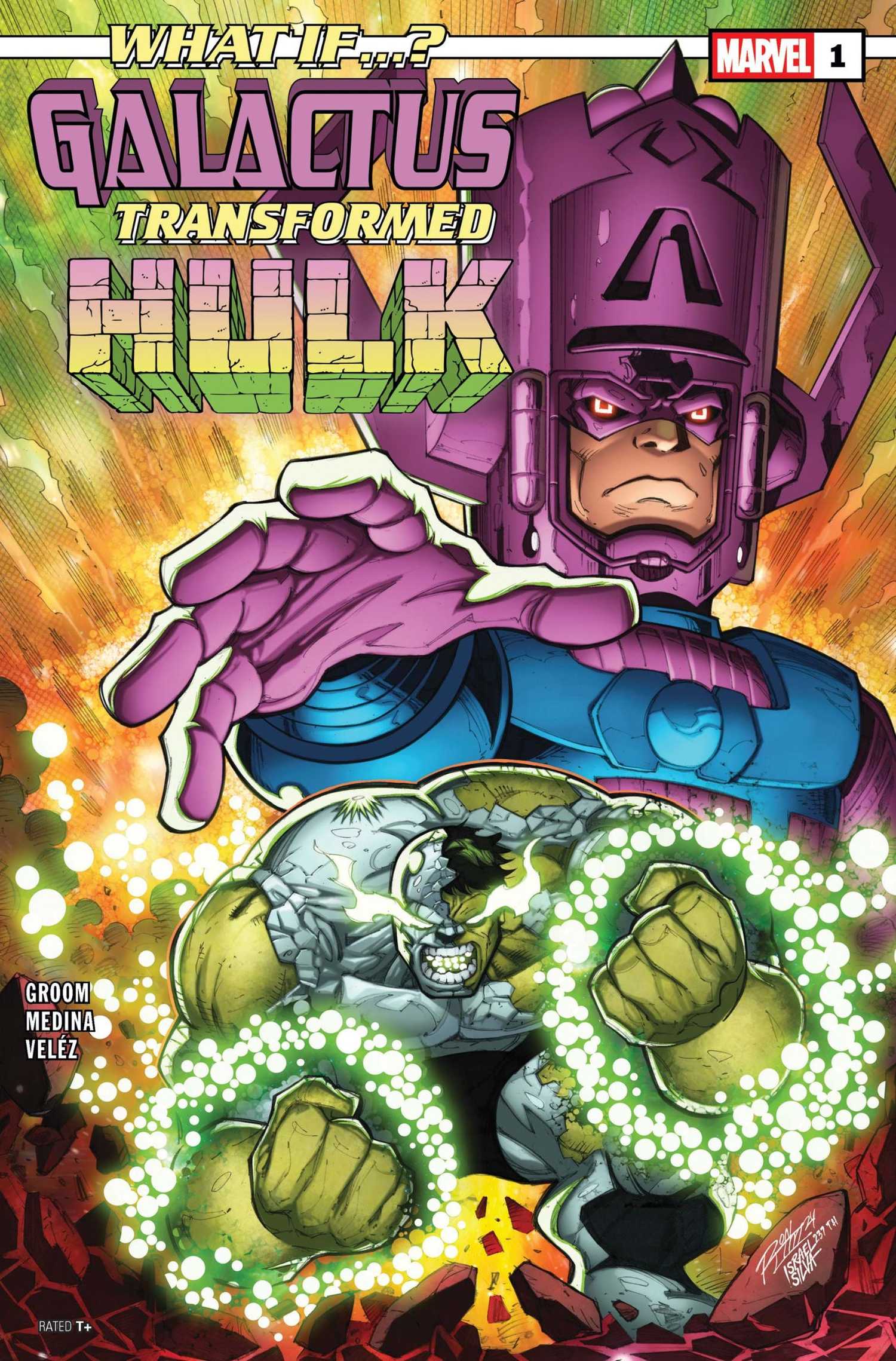 What If…? Galactus Transformed Hulk? #1 Cover Image by Ron Lim and Israel Silva