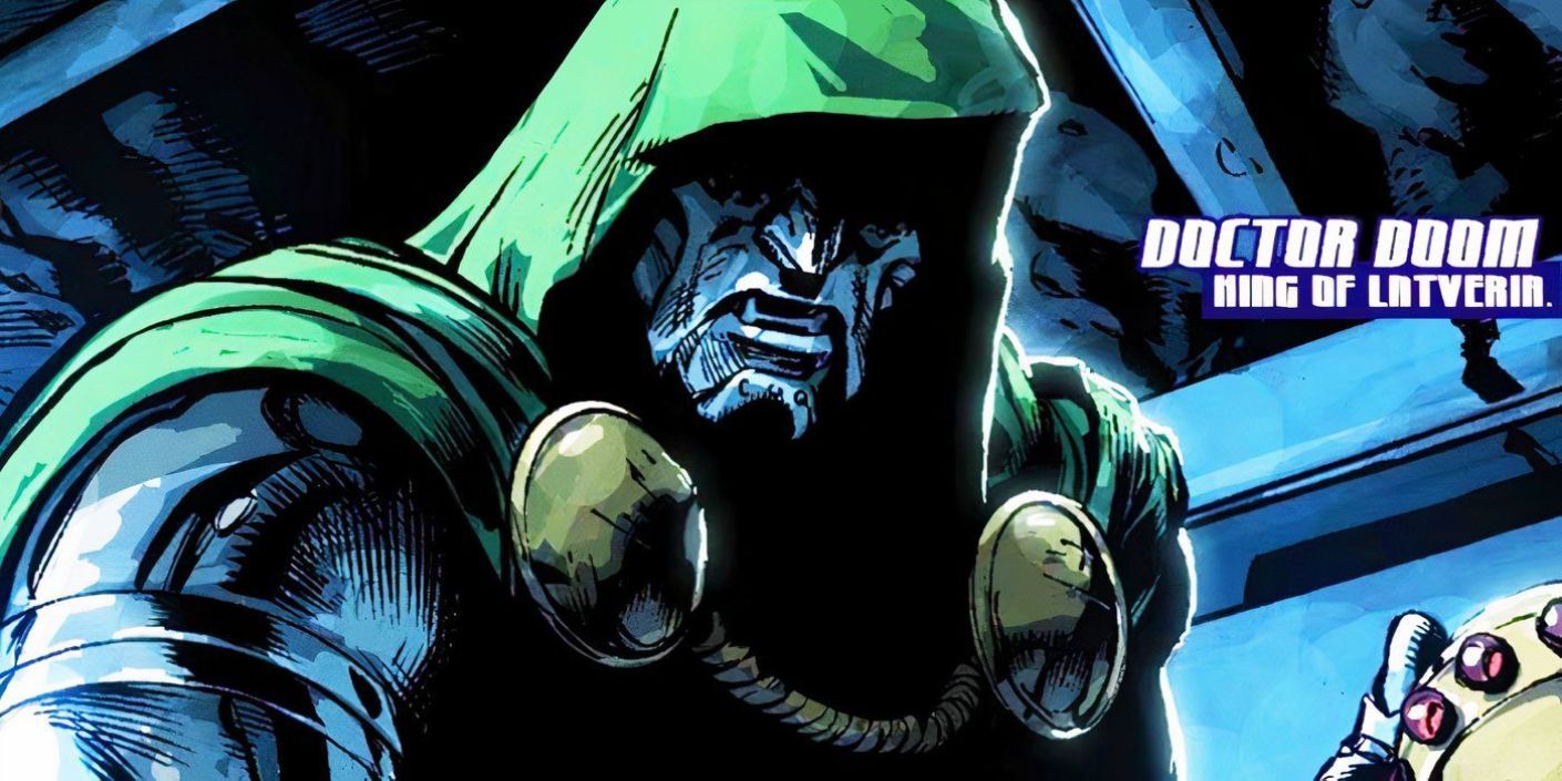 Comic book art: Doctor Doom introducing himself in Marvel Comics' Doomwar