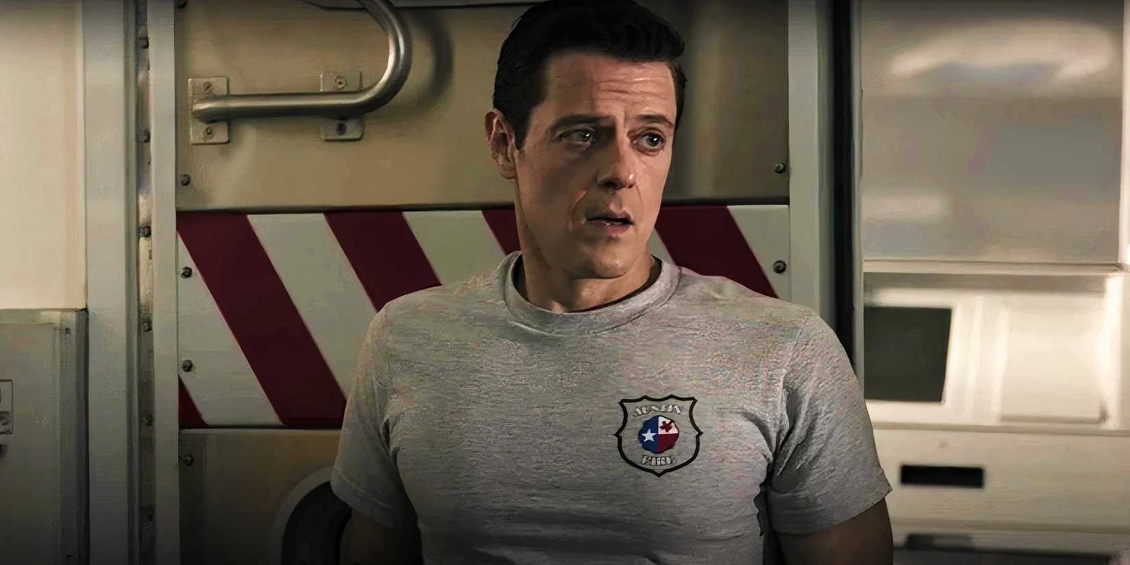 Mark Elias as Tim Rosewater in 9-1-1: Lone Star.