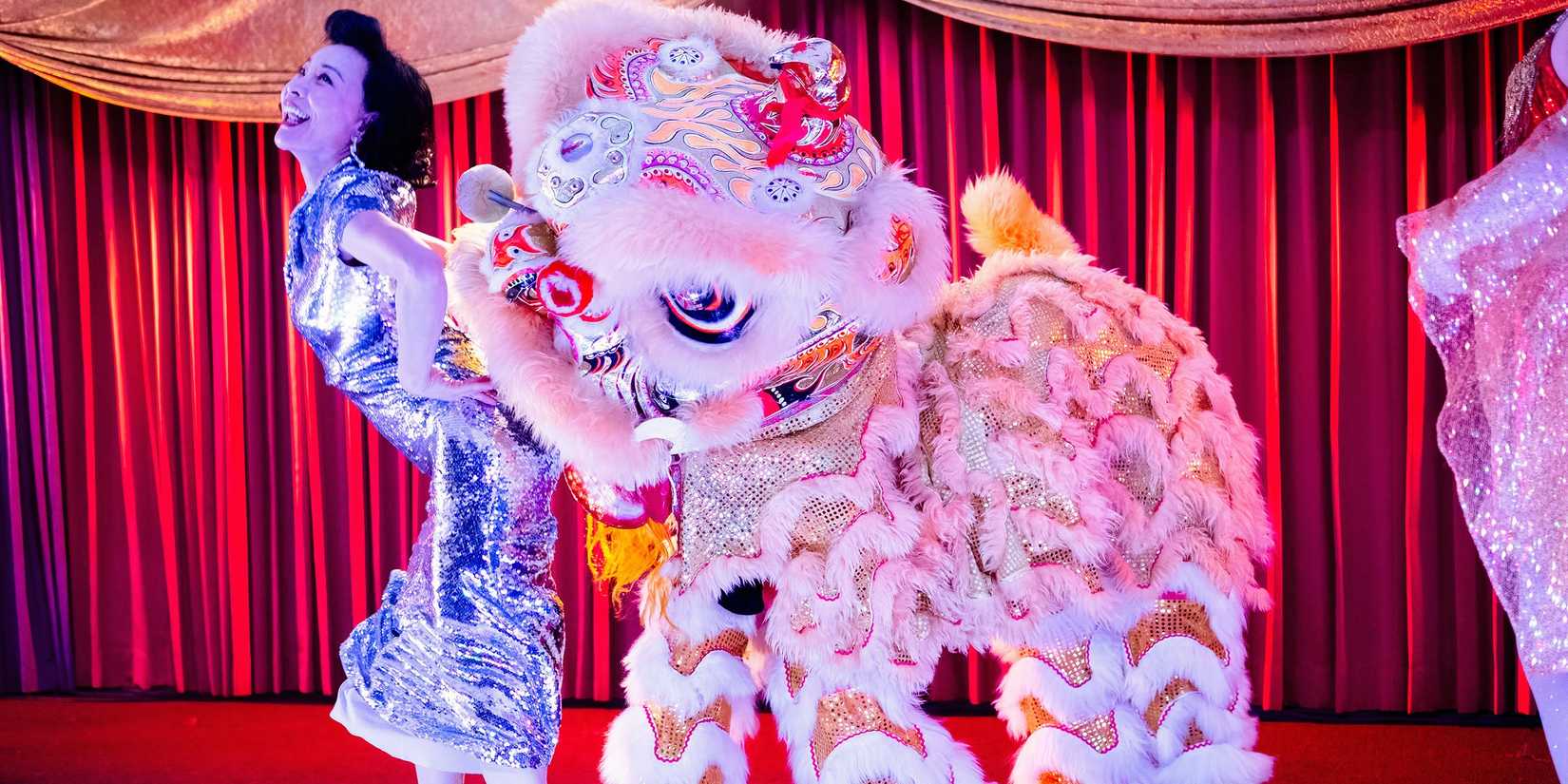 A character dances in The Wedding Banquet