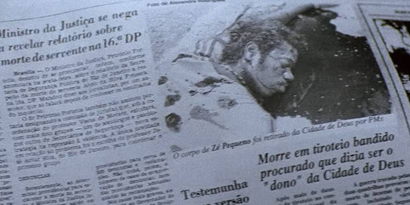 A newspaper at the end of City of God