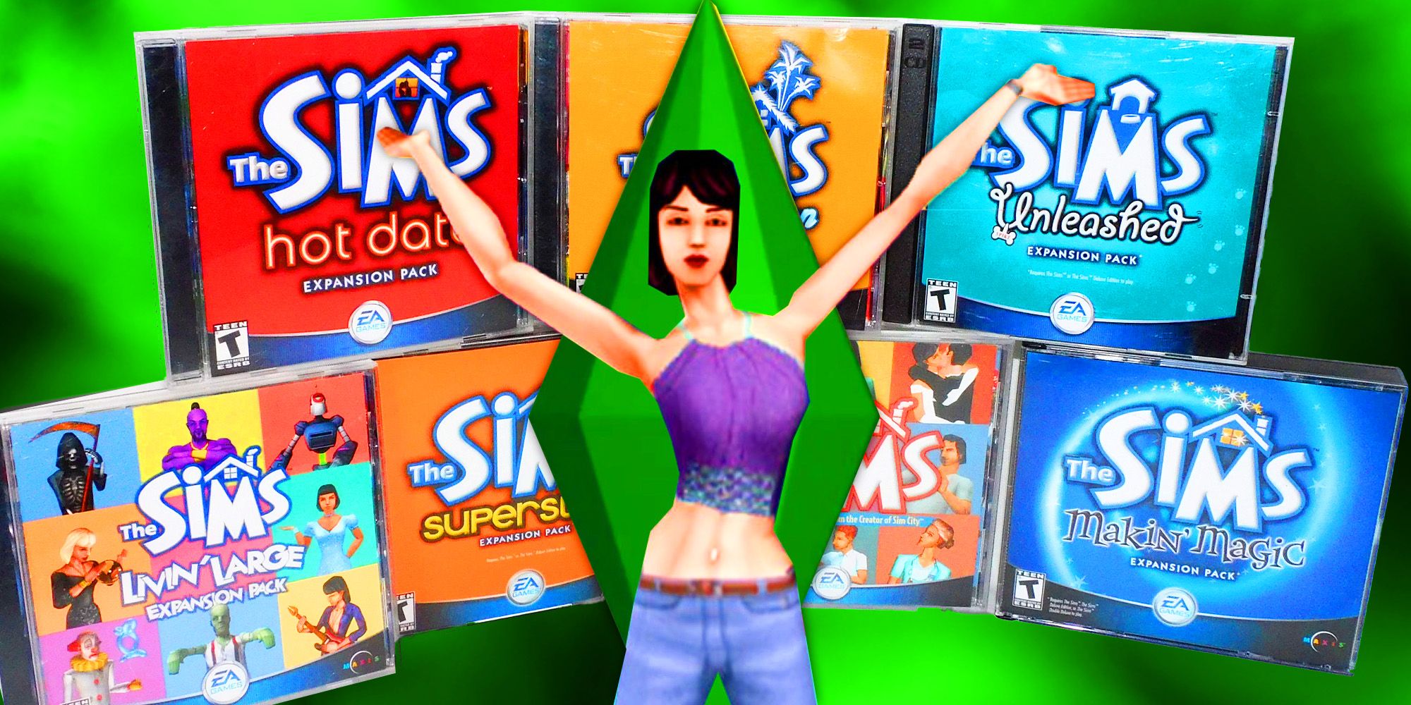 A Sims with the Sims 1 packages