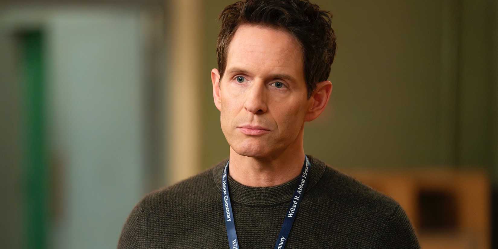 Glenn Howerton as Dennis Reynolds in the Abbott Elementary/It's Always Sunny In Philadelphia crossover episode.