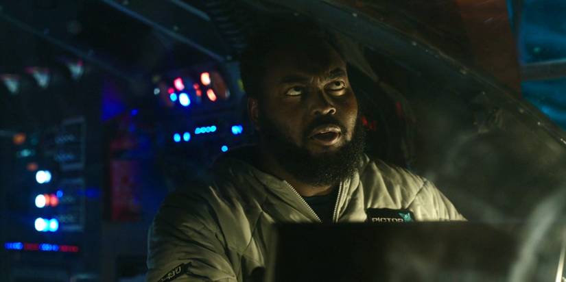 Easter (Abraham Popoola) in The Rig season 2, episode 1