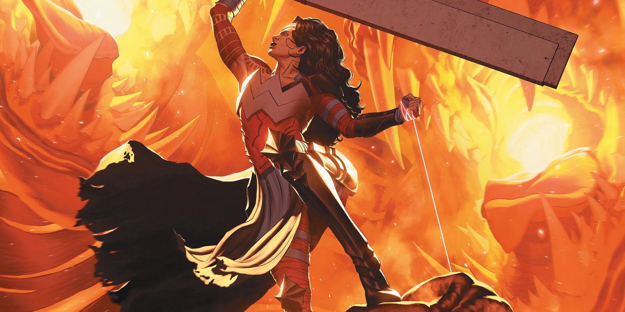 Wonder woman debuts several new weapons that make the lasso of truth