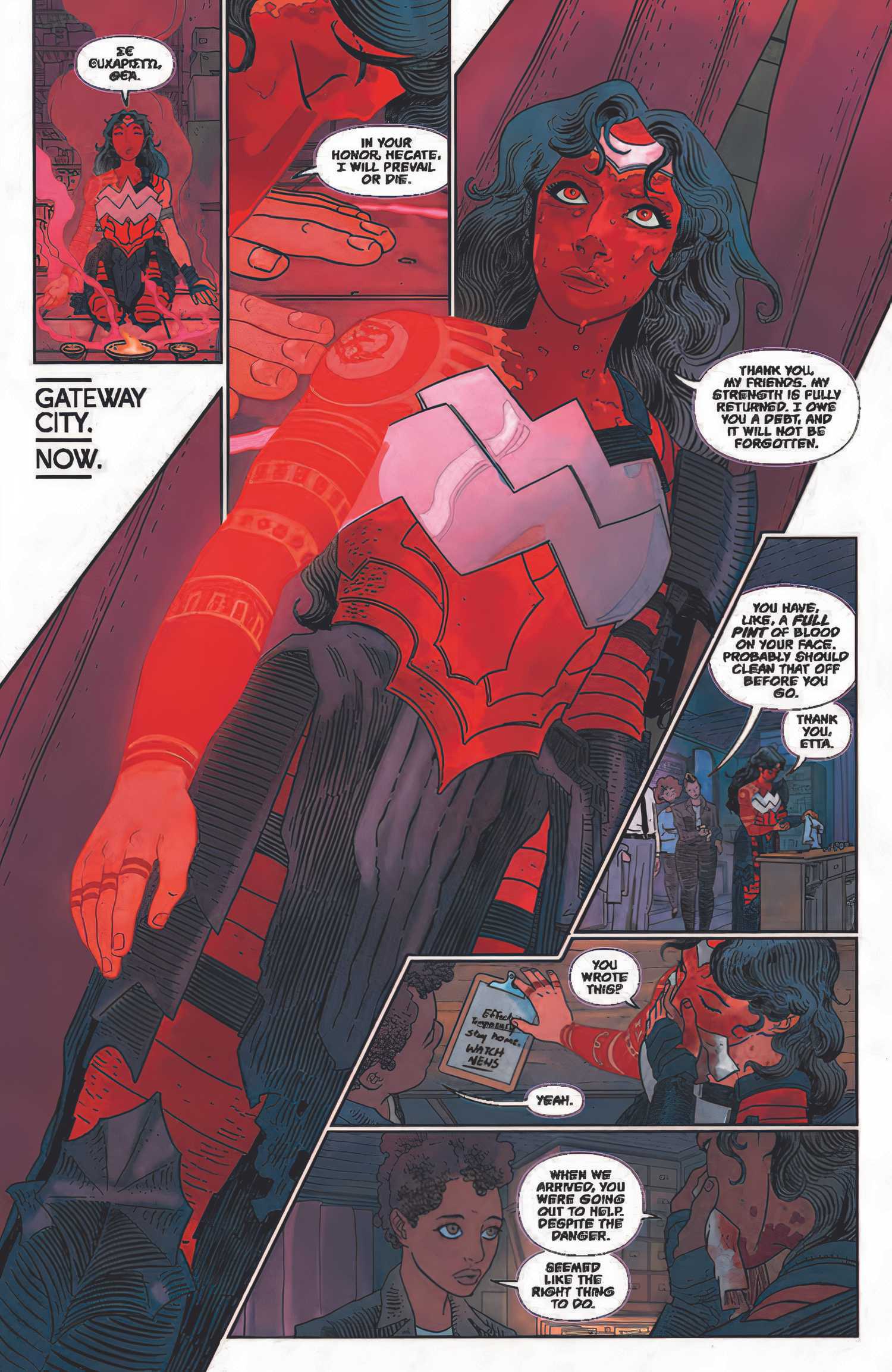 Absolute Wonder Woman with Regrown Arm DC