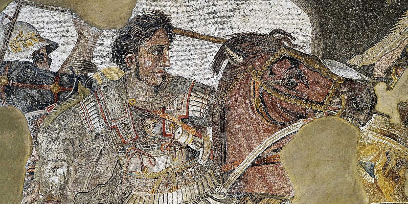 Alexander the Great mosaic from Pompeii