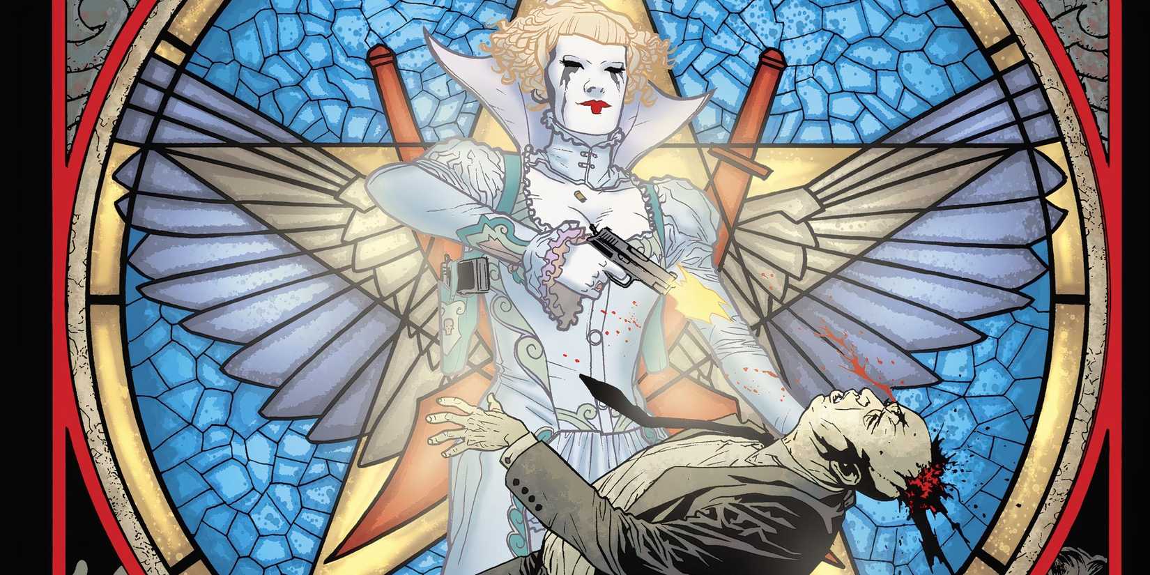 Alice Glass Stained Window Shooting Guy DC