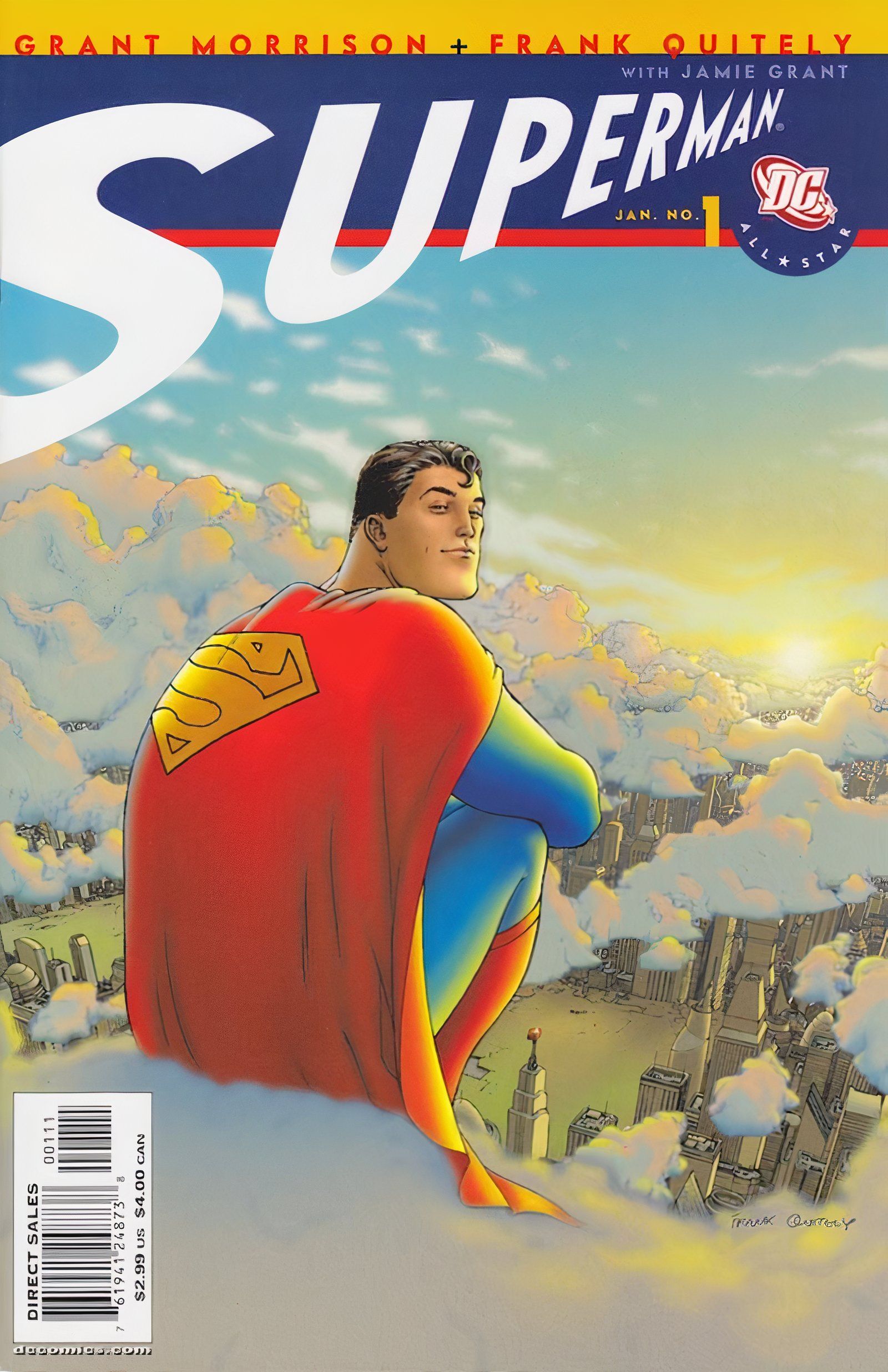 Capa do All-Star Superman Grant Morrison #1