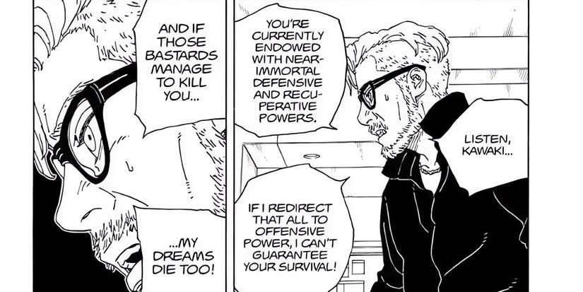 Amado needs Kawaki alive for his plans to revive his daughter to succeed.