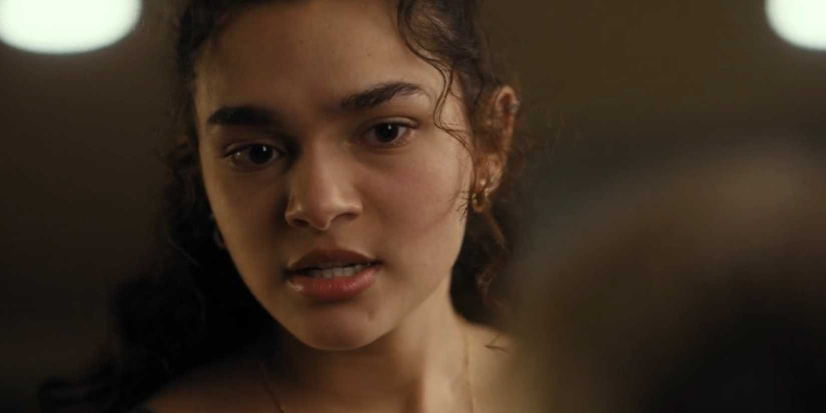 Ariana (Paulina Chávez) looking furious in Landman season 1, episode 8