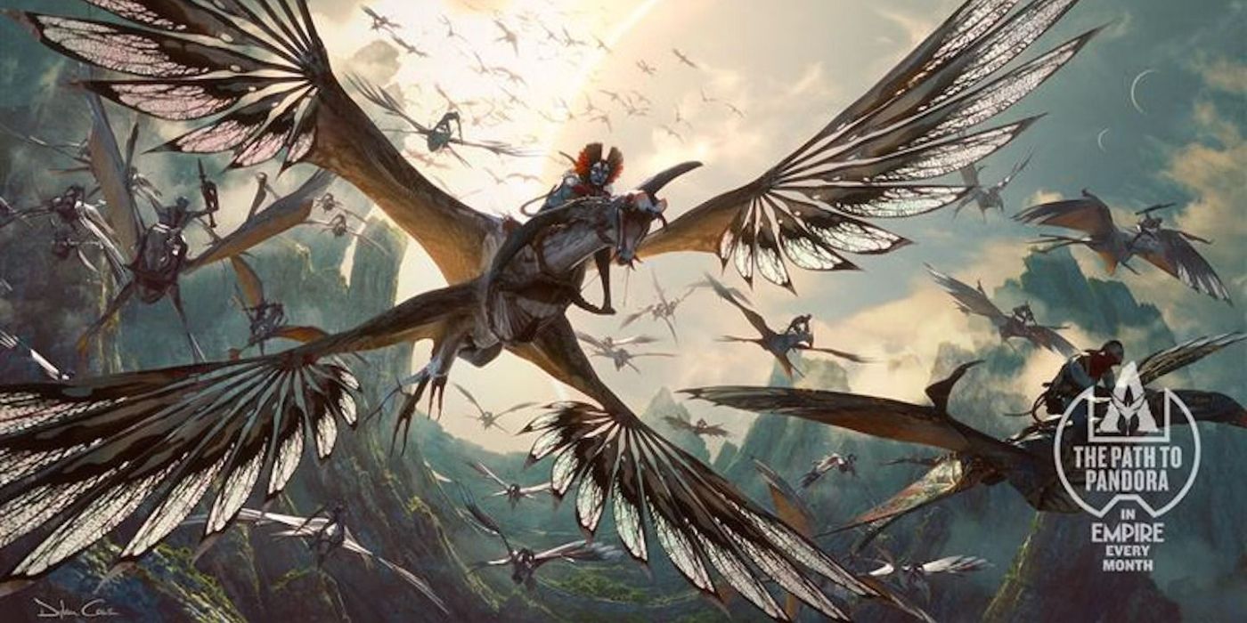 Ash Clan flying in Avatar Fire & Ash concept art