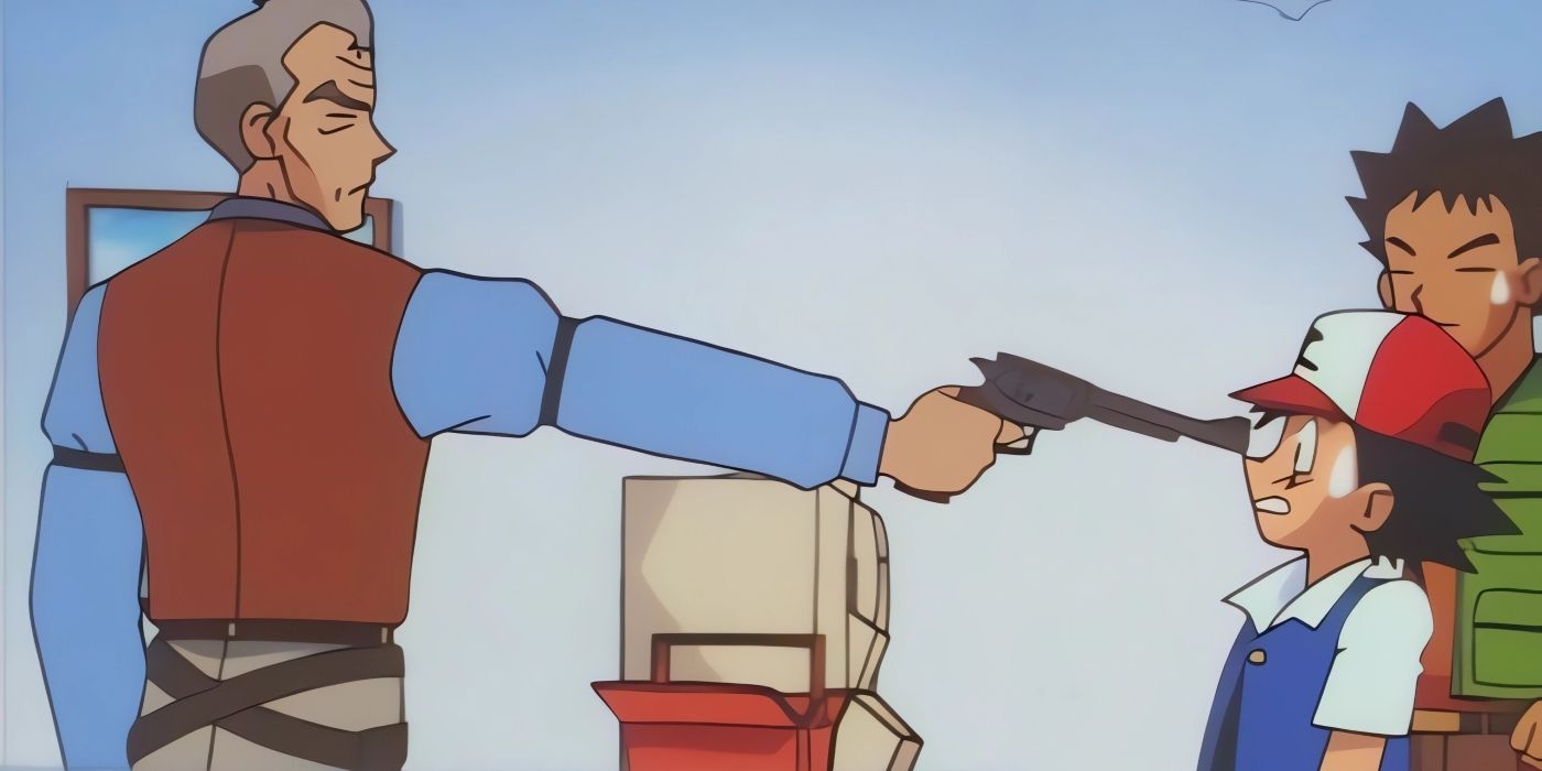 Ash in fear of dying after being pointed at with a gun.