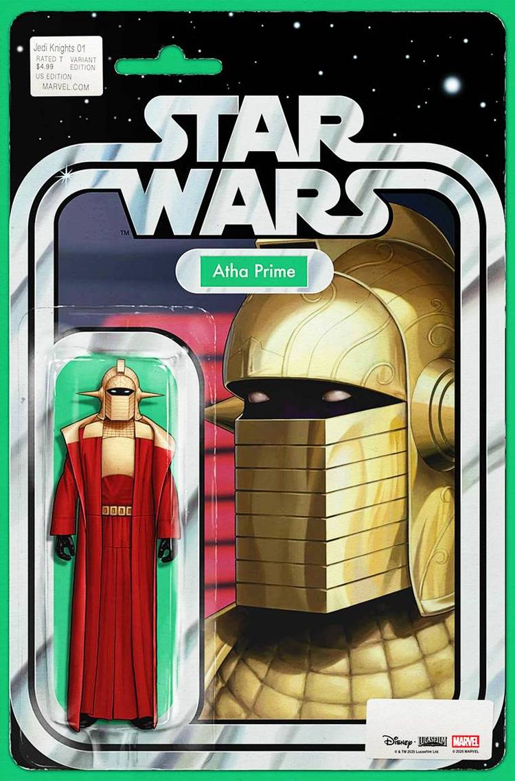 Atha Prime action figure front cover, featuring the character encased in plastic