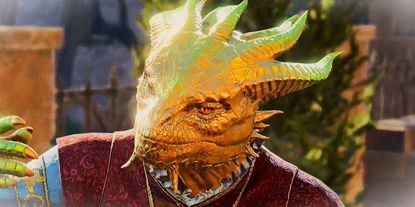 Baldur's Gate 3 Lower City Pritt Yellowbreath the Gold Dragonborn