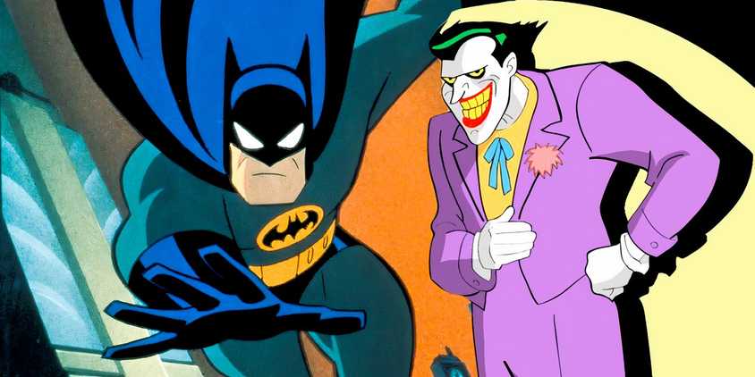 Batman and Joker from Batman The Animated Series