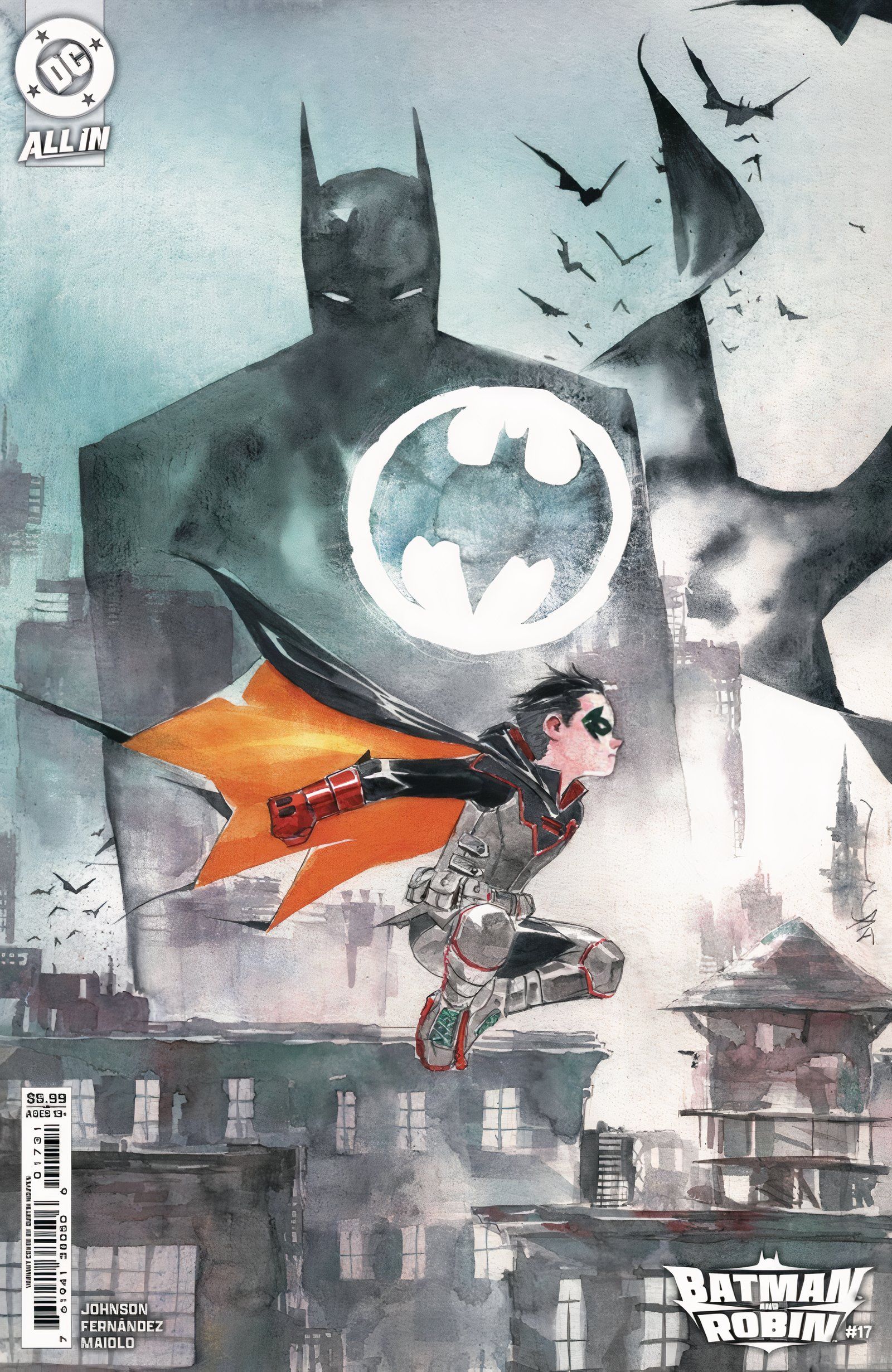 Batman & Robin #17 Cover C Card Variant Dustin Nguyen