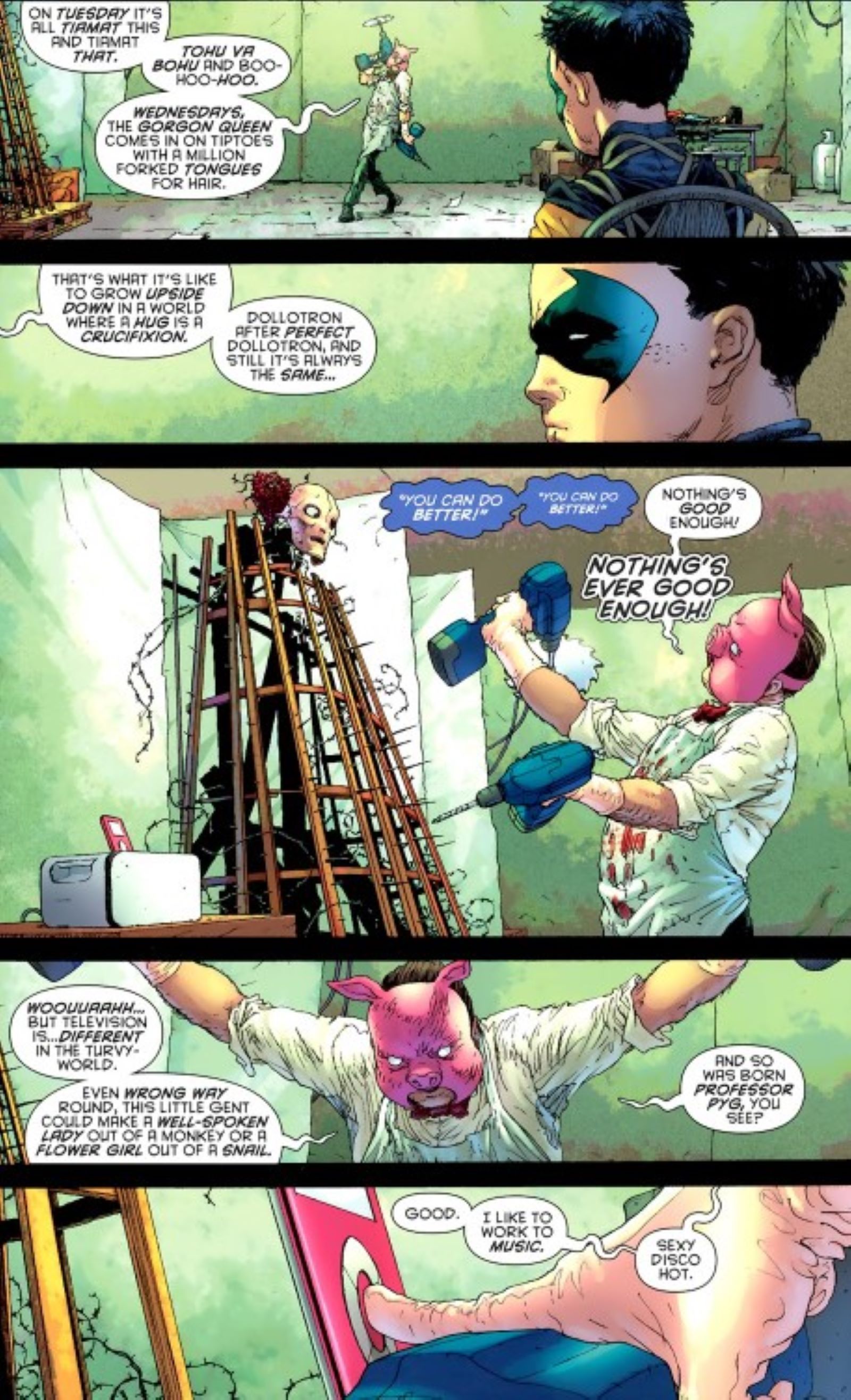 Batman e Robin #3 Professor Pyg e Robin 1