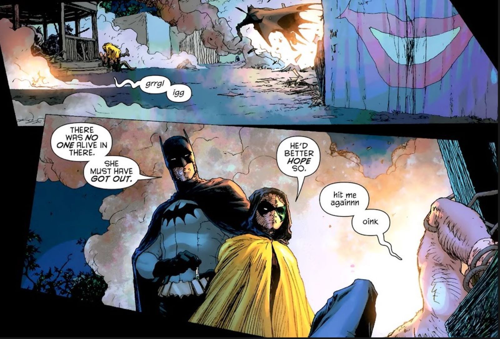 Batman e Robin #3 Professor Pyg Damian Wayne Robin 2