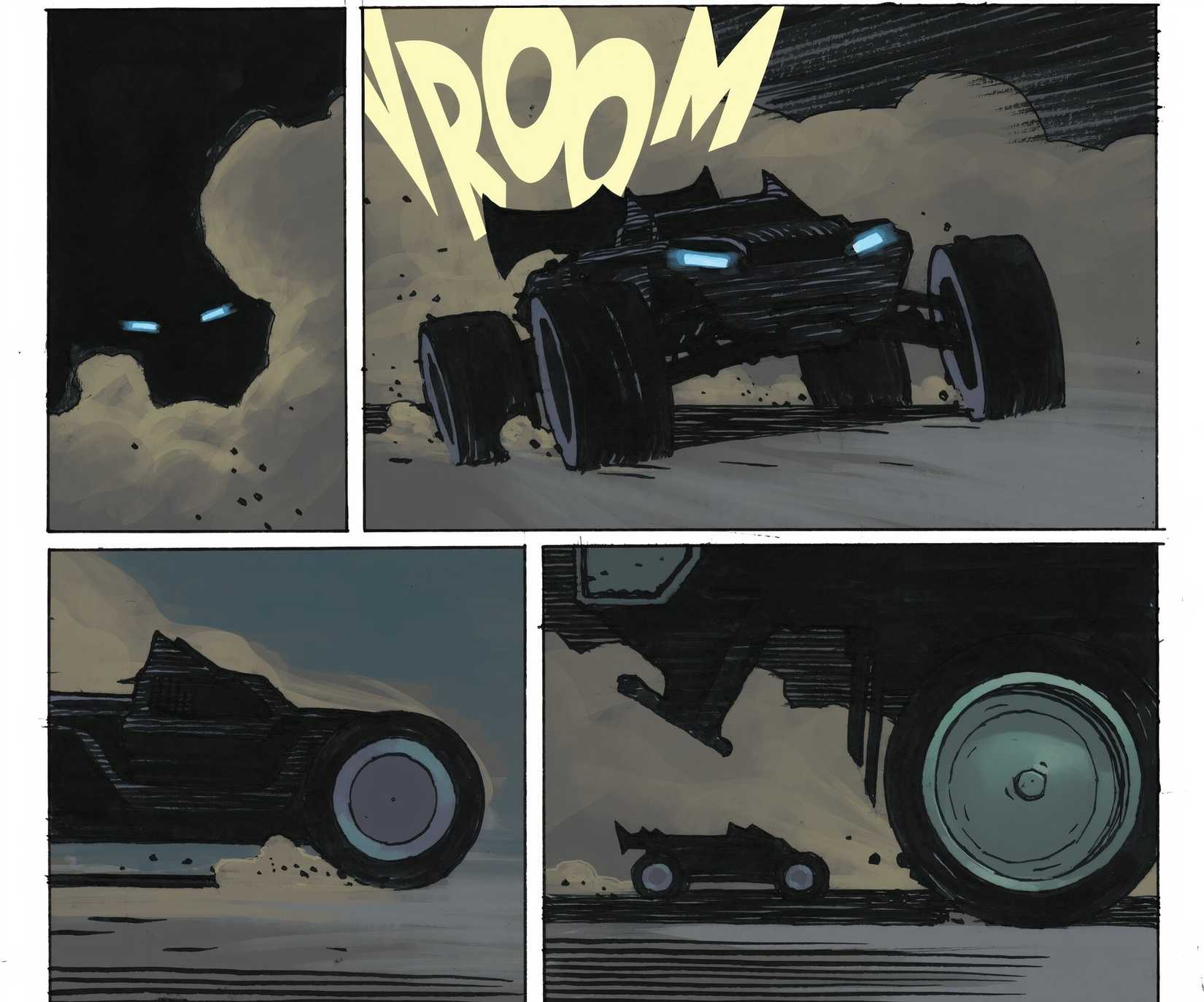 Batman Deploys Modified RC Car DC