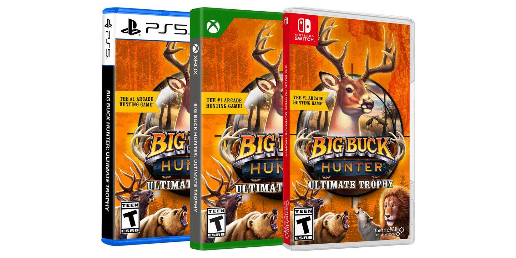 Big Buck Hunter Ultimate Trophy physical copies for each major console
