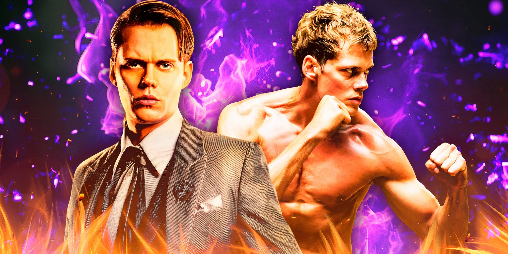 Bill Skarsgård in John Wick 4 and Boy Kills World