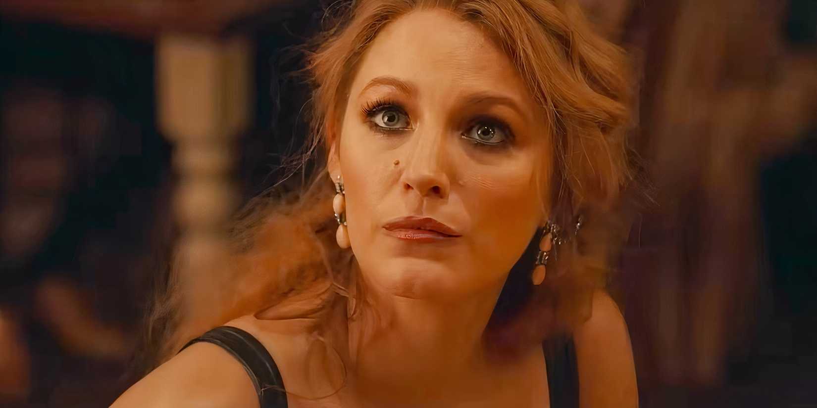 Blake Lively's Lily looking angry at someone in It Ends With Us