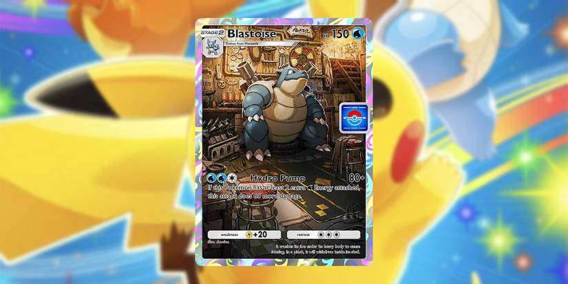 blastoise promo card