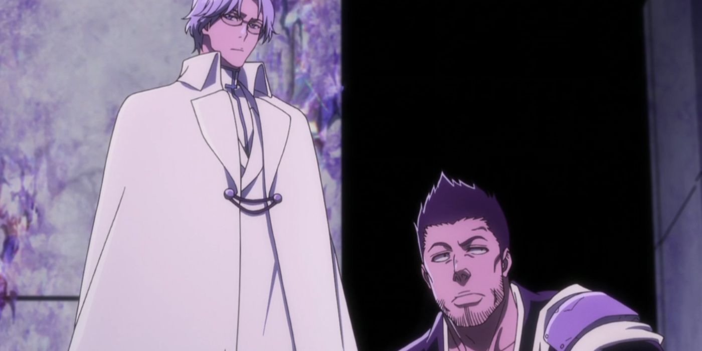 Ryuken Ishida and Isshin Kurosaki, Uryu's Father and Ichigo's Father, respectively, arrive in Wahrwelt.