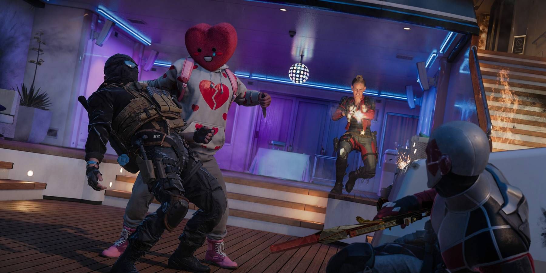 Call of Duty Black Ops 6 Dos jugadores en parejas bailan con tiempo limitado en el modo de temporada 2 del Día de San Valentín