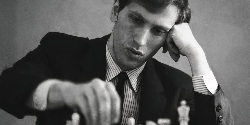 Bobby Fischer playing chess in Bobby Fischer Against the World