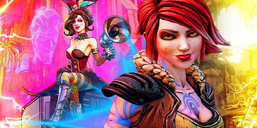 Borderlands 4 character with imagery from DLC
