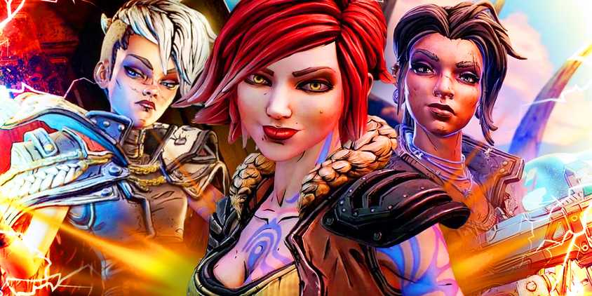 Borderlands sirens, showing Tyreen, Lilith, and Amara