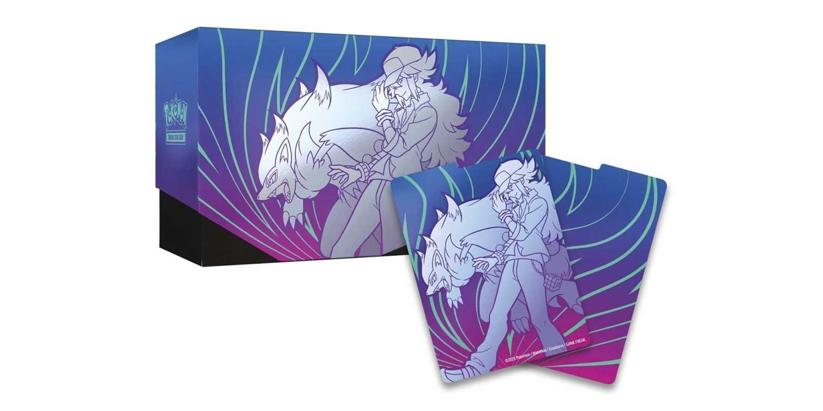 Box and dividers from the Scarlet & Violet-Journey Together Pokémon Center Elite Trainer Box.
