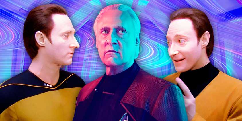 Brent Spiner as Data & Lore from Star Trek TNG & as Data from Star Trek Picard