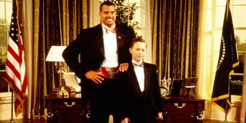 Brock Pierce and comedian Sinbad in First Kid