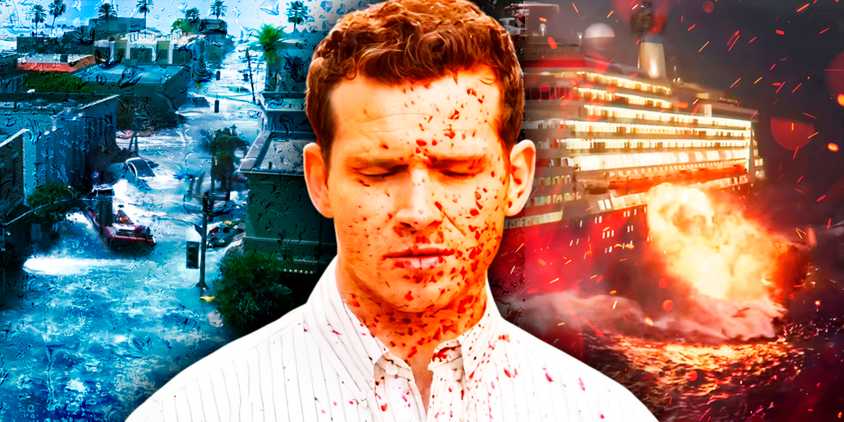 Buck from 9-1-1 with some disasters in the show-2
