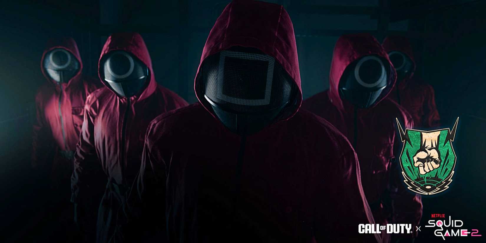 Call of duty black ops 6 SQUID GAME pink guards skins coming to the camera