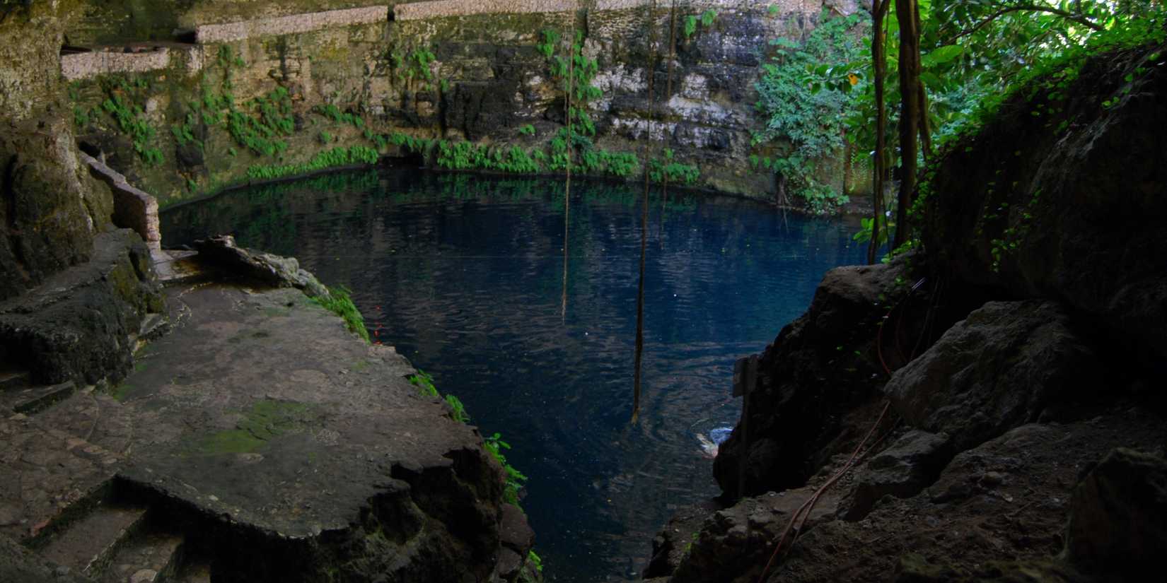 A cenote in the Yucatan