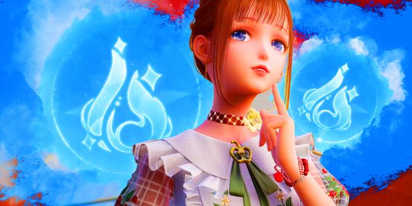 Character from Infinity Nikki with Vital Energy