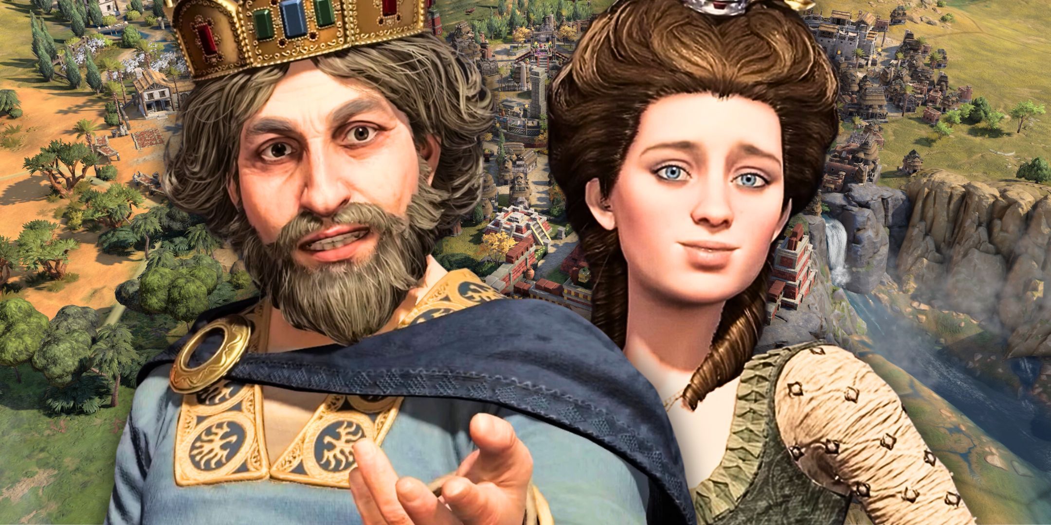 Charlemagne and Catherine the Great in Civ 7