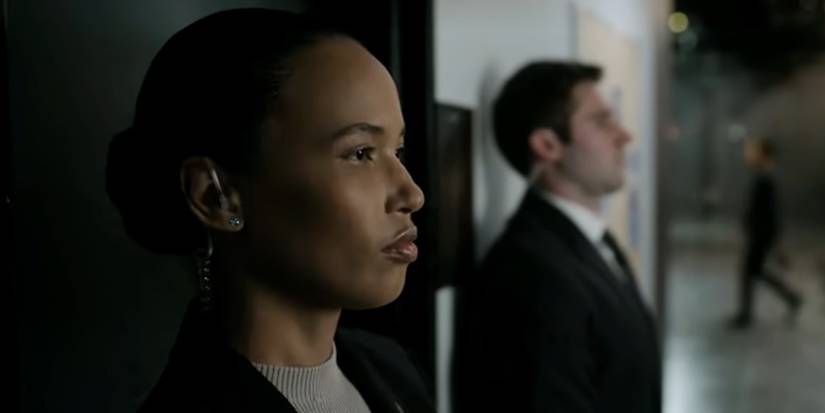 Chelsea working Secret Service detail in The Night Agent season 2