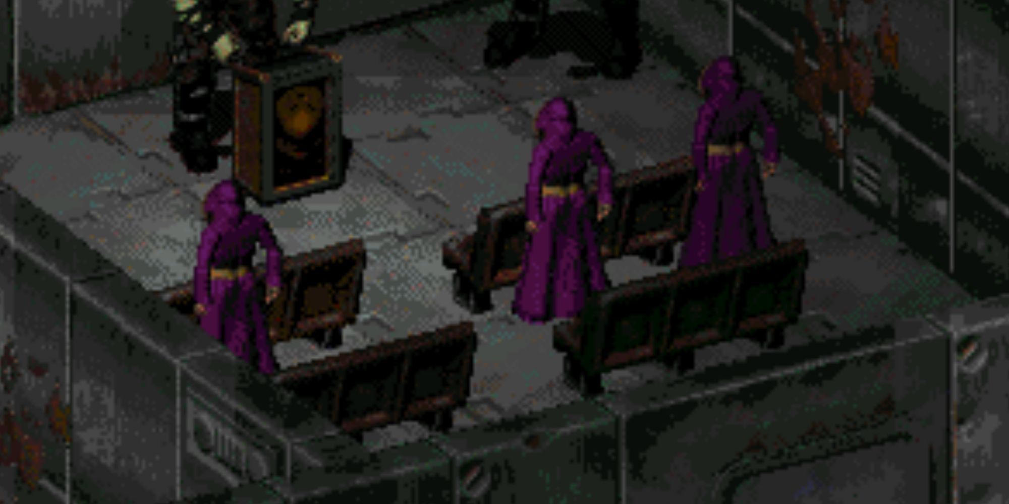 Children Of The Cathedral NPCs in Fallout 1997