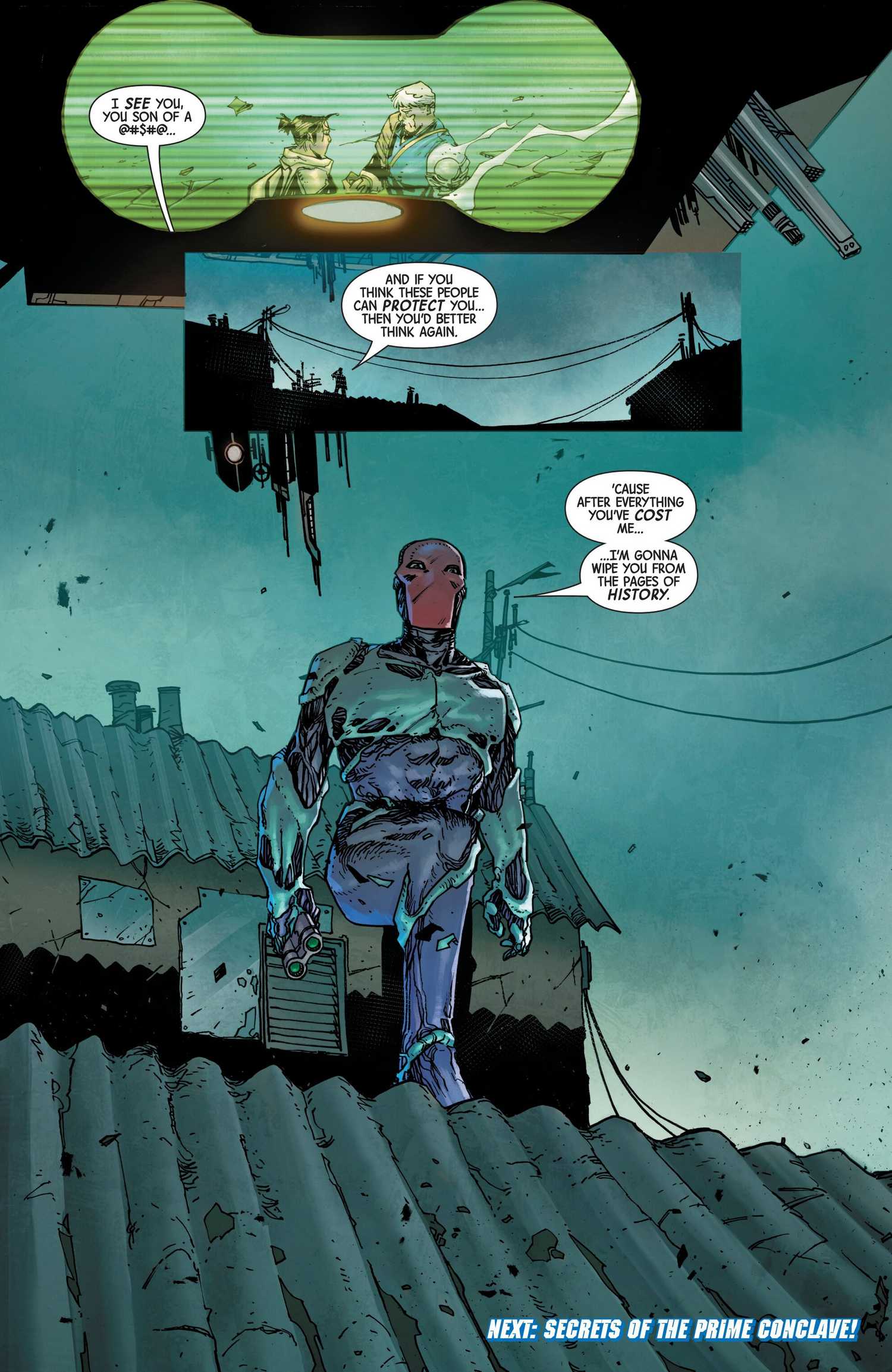 Cicada reappears in the future on the final page of Cable Love and Chrome #1