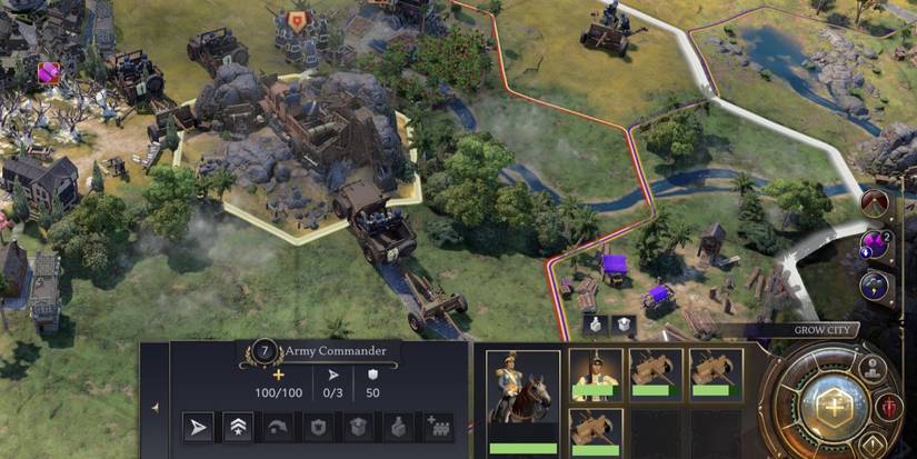 Civ 7 Commander Unit During Combat