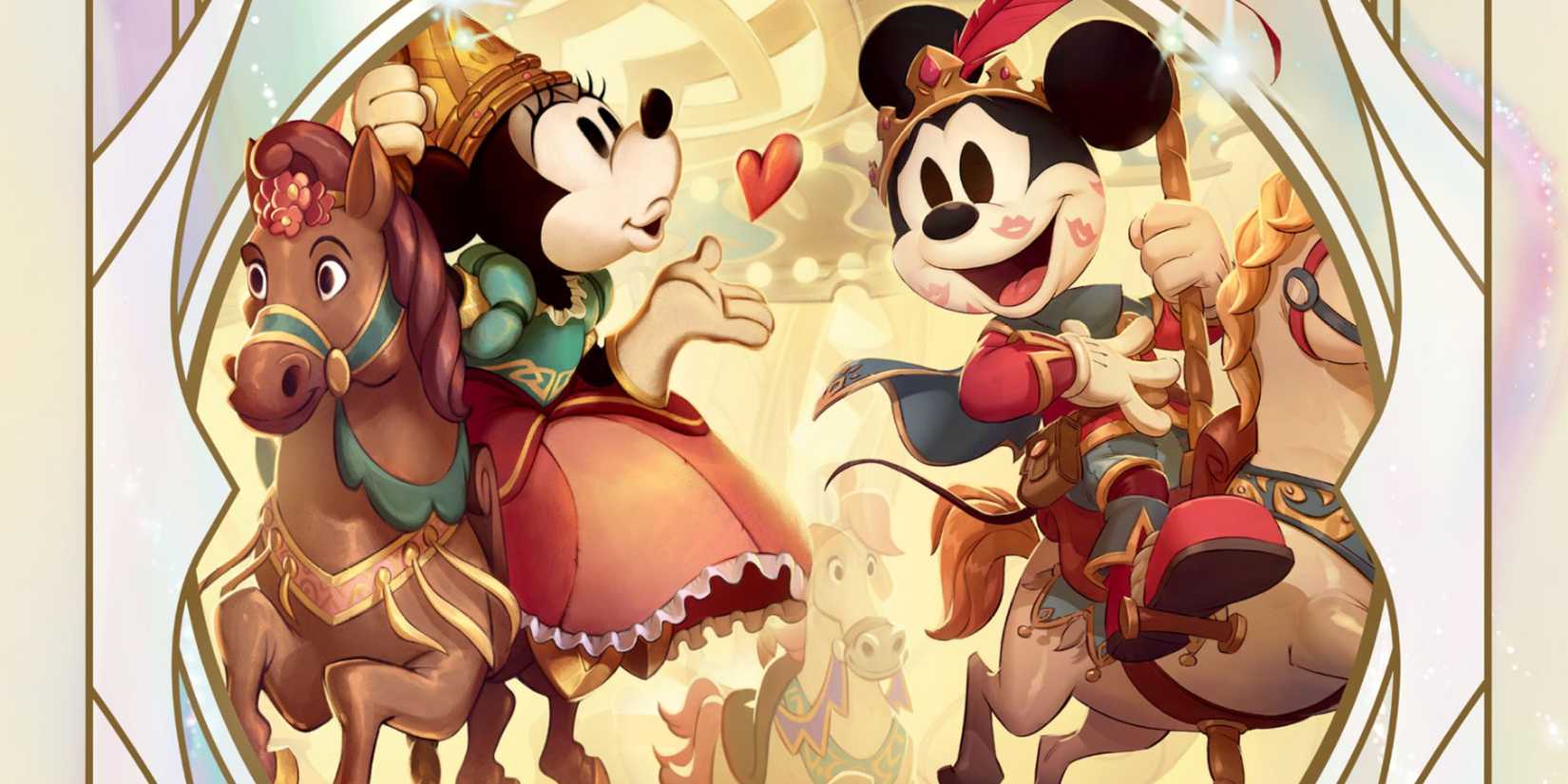 closeup of artwork for Disney Lorcana Fabled Set coming Q3 2025