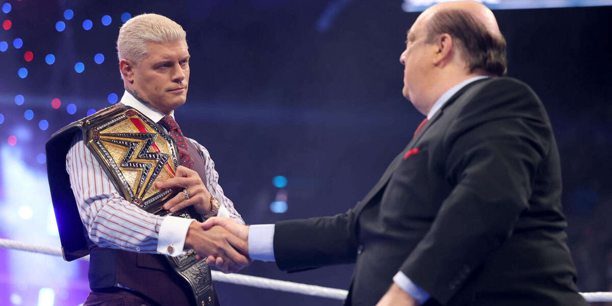 Cody Rhodes and Paul Heyman on WWE SmackDown