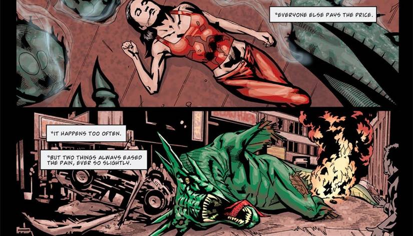 Cordelia the Dragon and Gwen Raiden are dead in Angel After the Fall #13