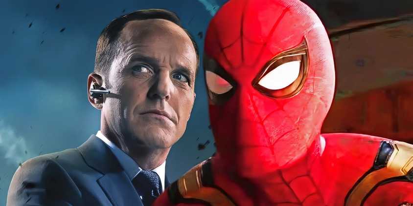MCU's Phil Coulson and Spider-Man.